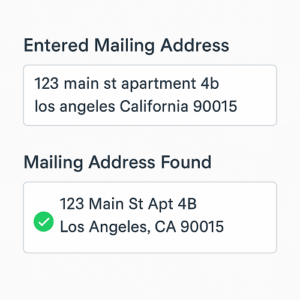 address verification
