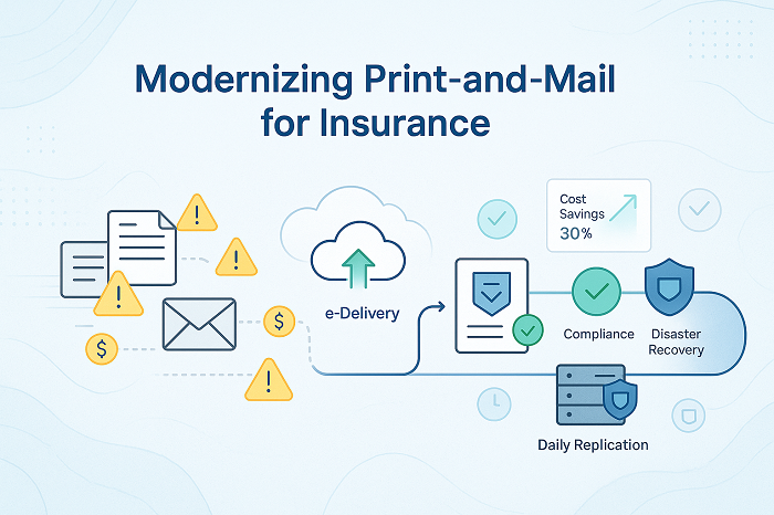 modernizing print and mail for insurance providers